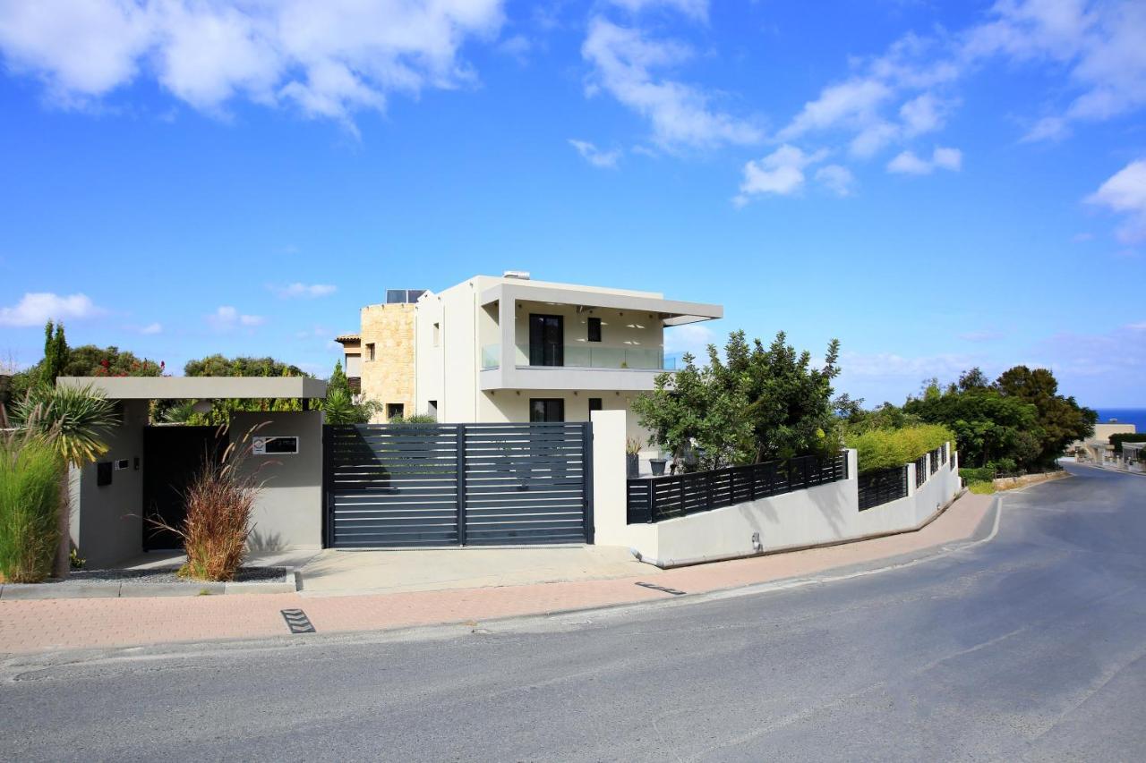 Orama Luxury Villa 4 Bedrooms With Private Pool Hersonissos  Bagian luar foto