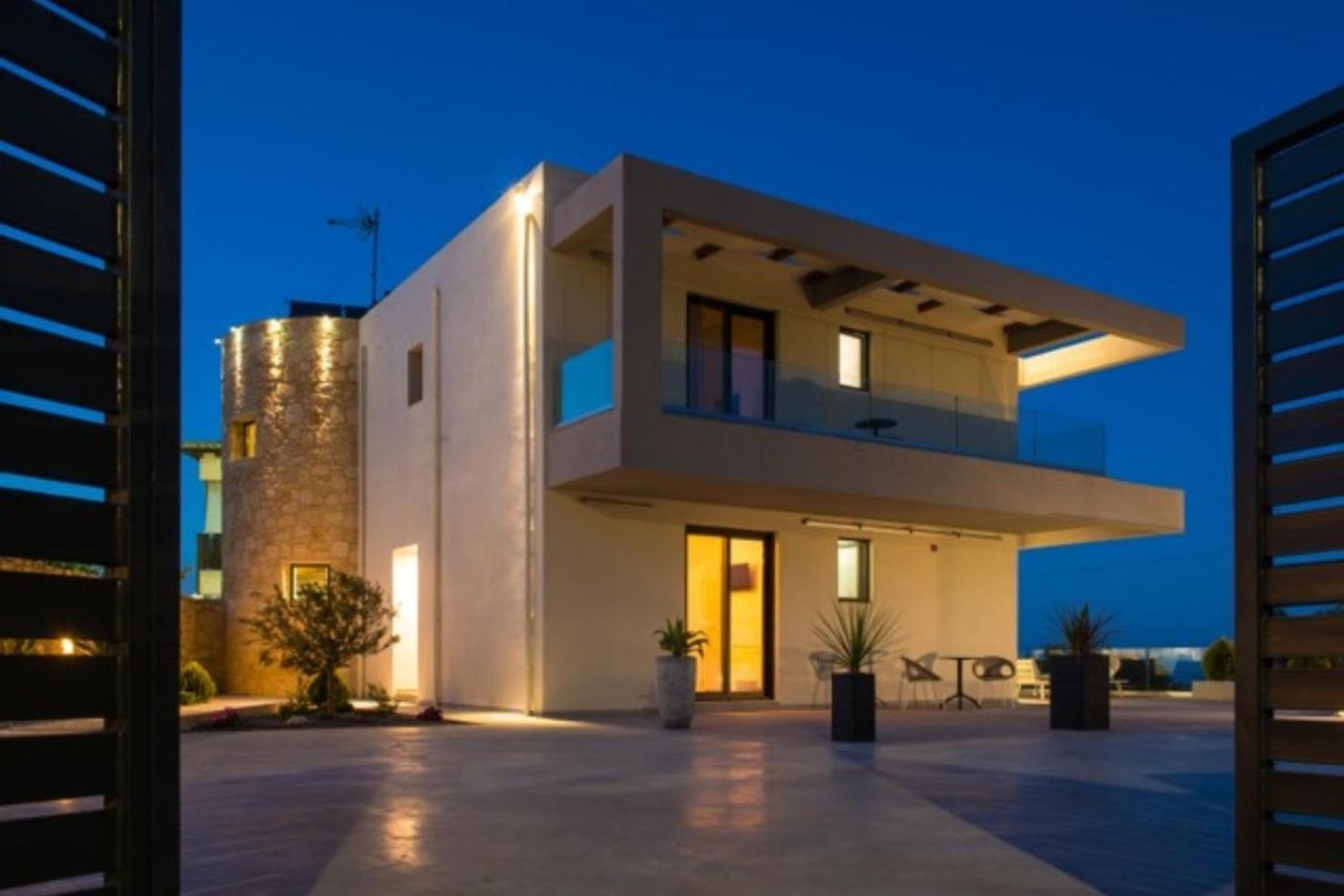 Orama Luxury Villa 4 Bedrooms With Private Pool Hersonissos  Bagian luar foto