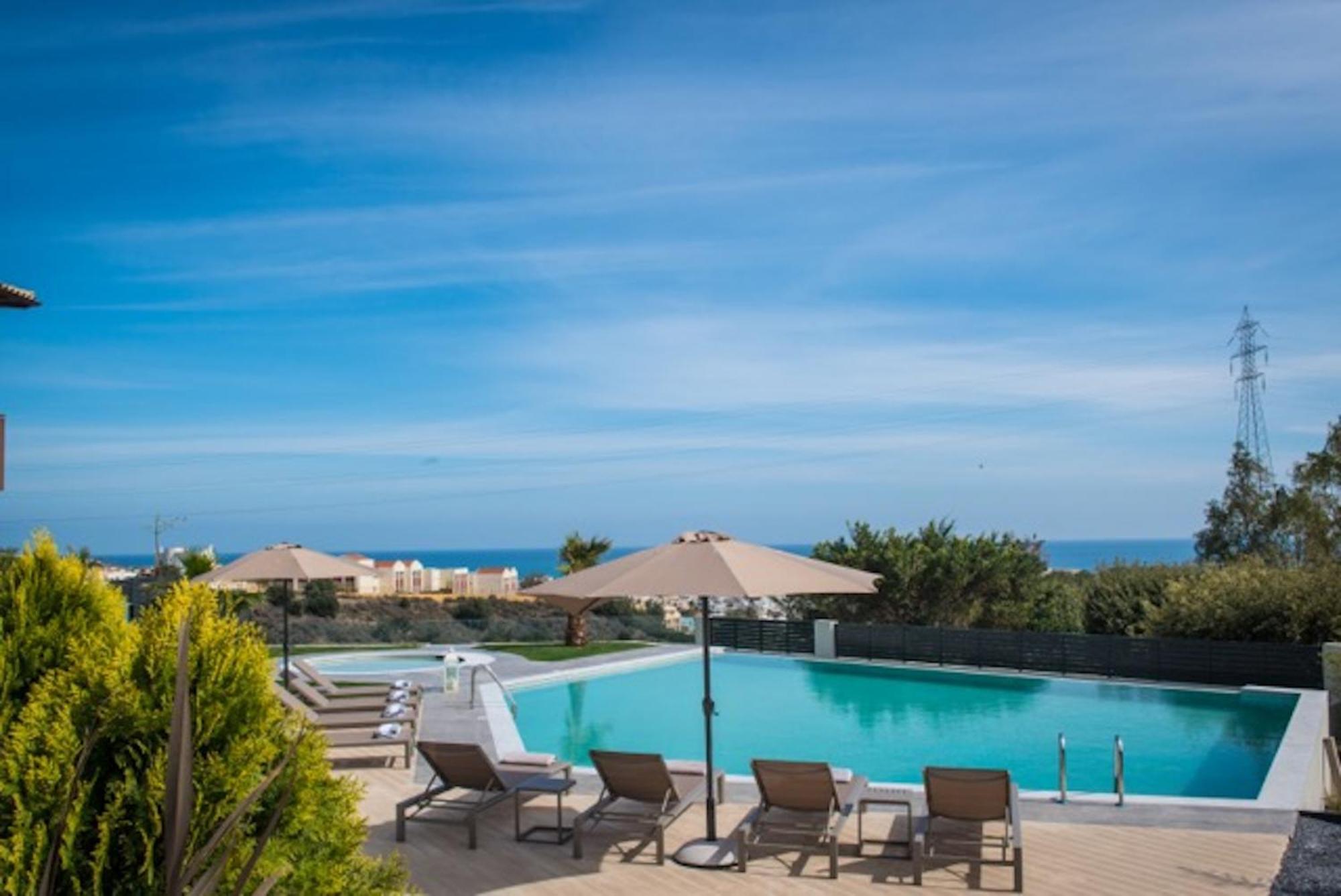 Orama Luxury Villa 4 Bedrooms With Private Pool Hersonissos  Bagian luar foto