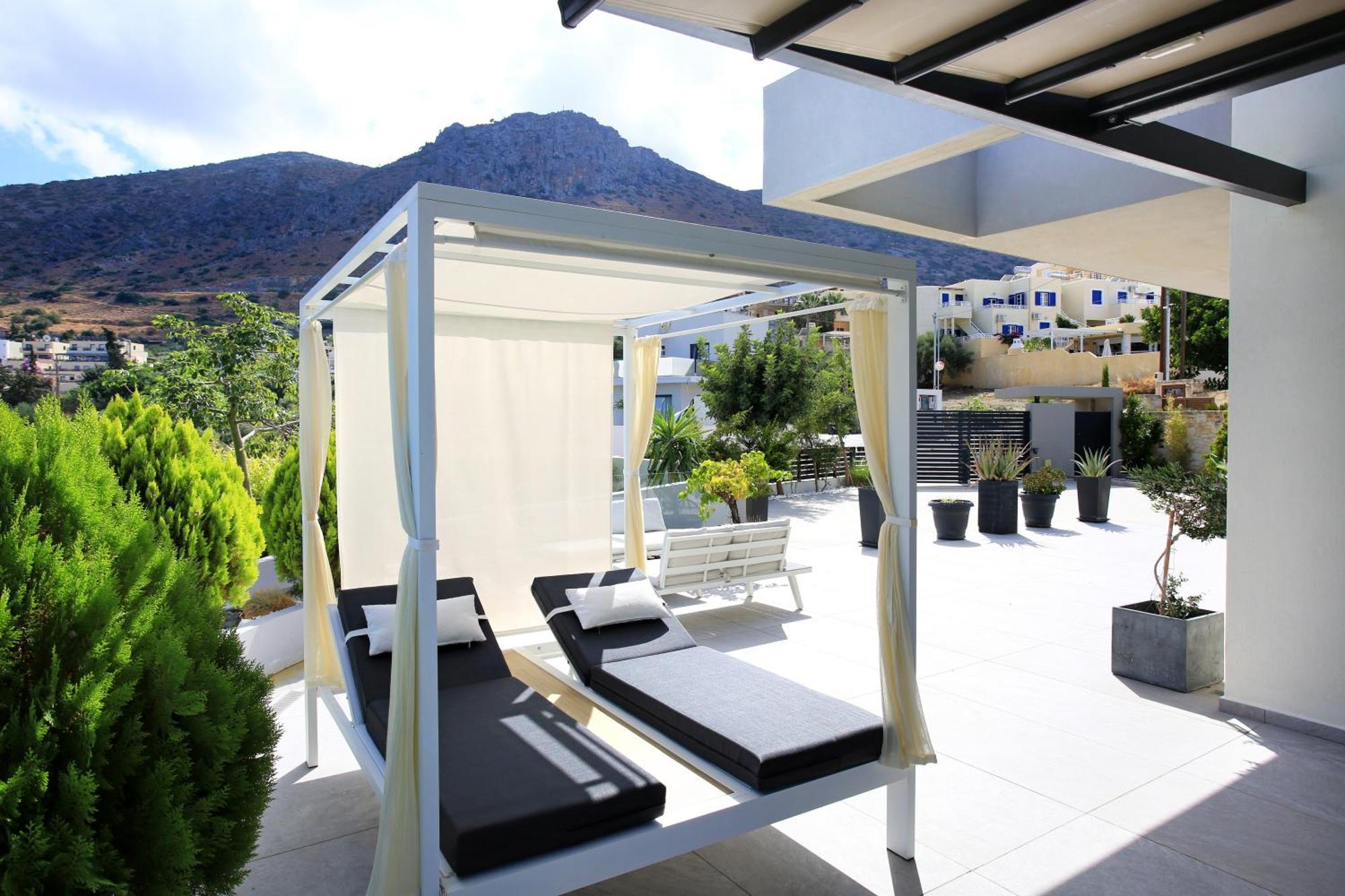Orama Luxury Villa 4 Bedrooms With Private Pool Hersonissos  Bagian luar foto